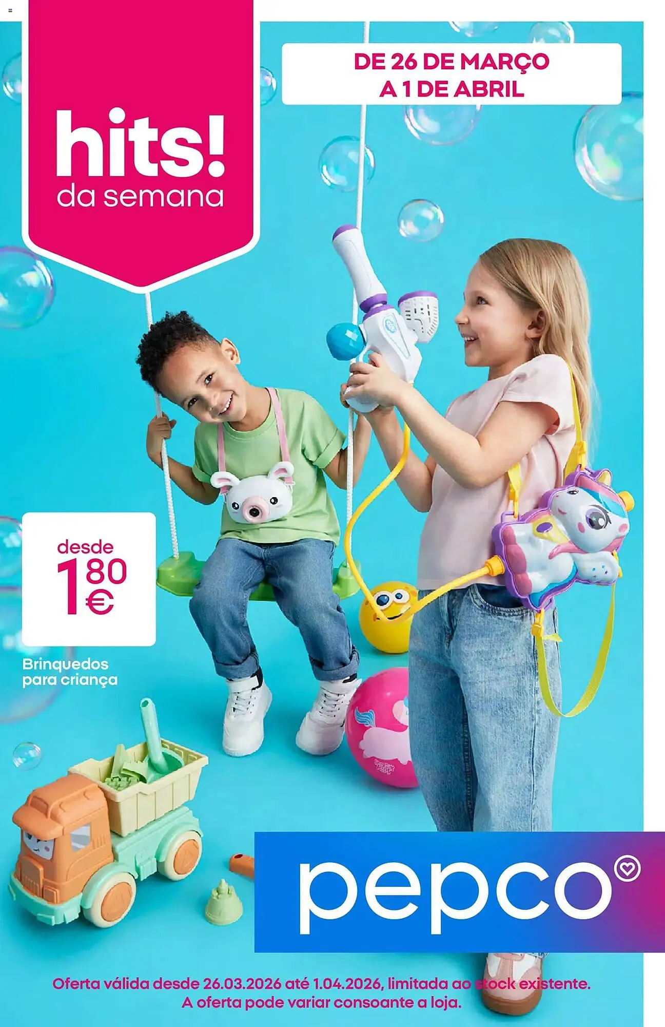 Folheto Catálogo Pepco de 26 de março até 2 de abril 2026 - Pagina 1