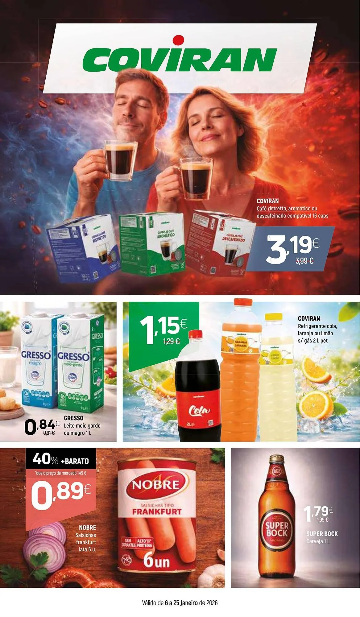 Folheto Folheto Coviran de 6 de janeiro até 25 de janeiro 2026 - Pagina 1