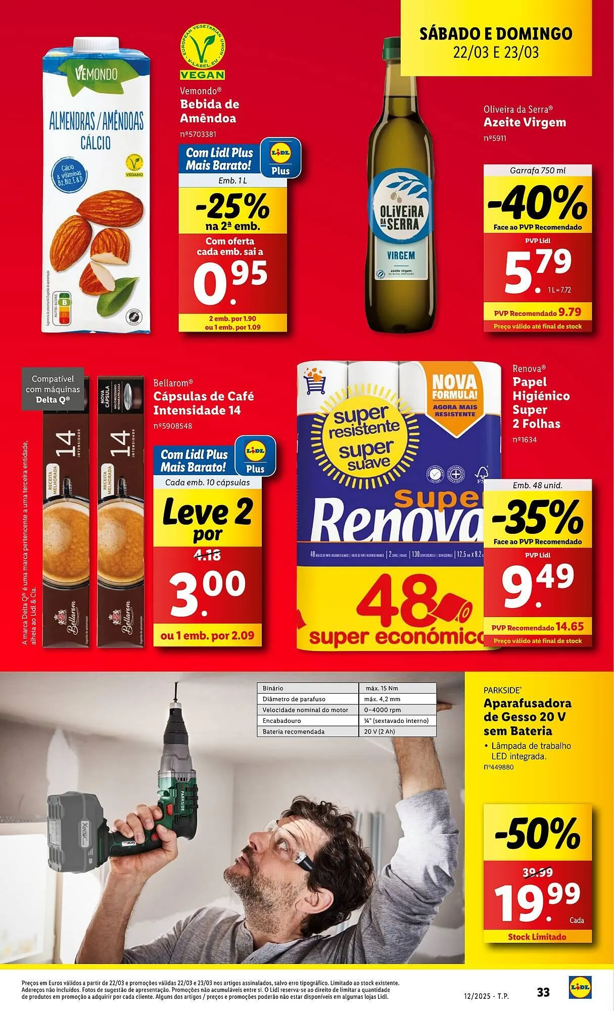 Folheto Folheto Lidl de 20 de março até 26 de março 2025 - Pagina 33