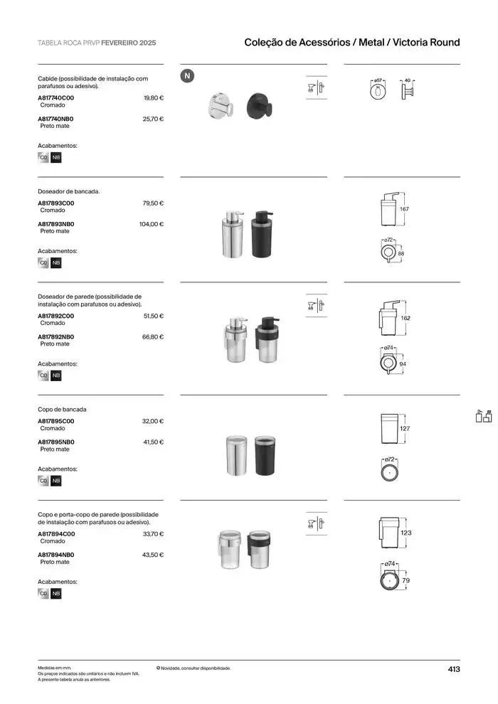 Folheto Soluções de Banho  de 6 de janeiro até 31 de dezembro 2025 - Pagina 415