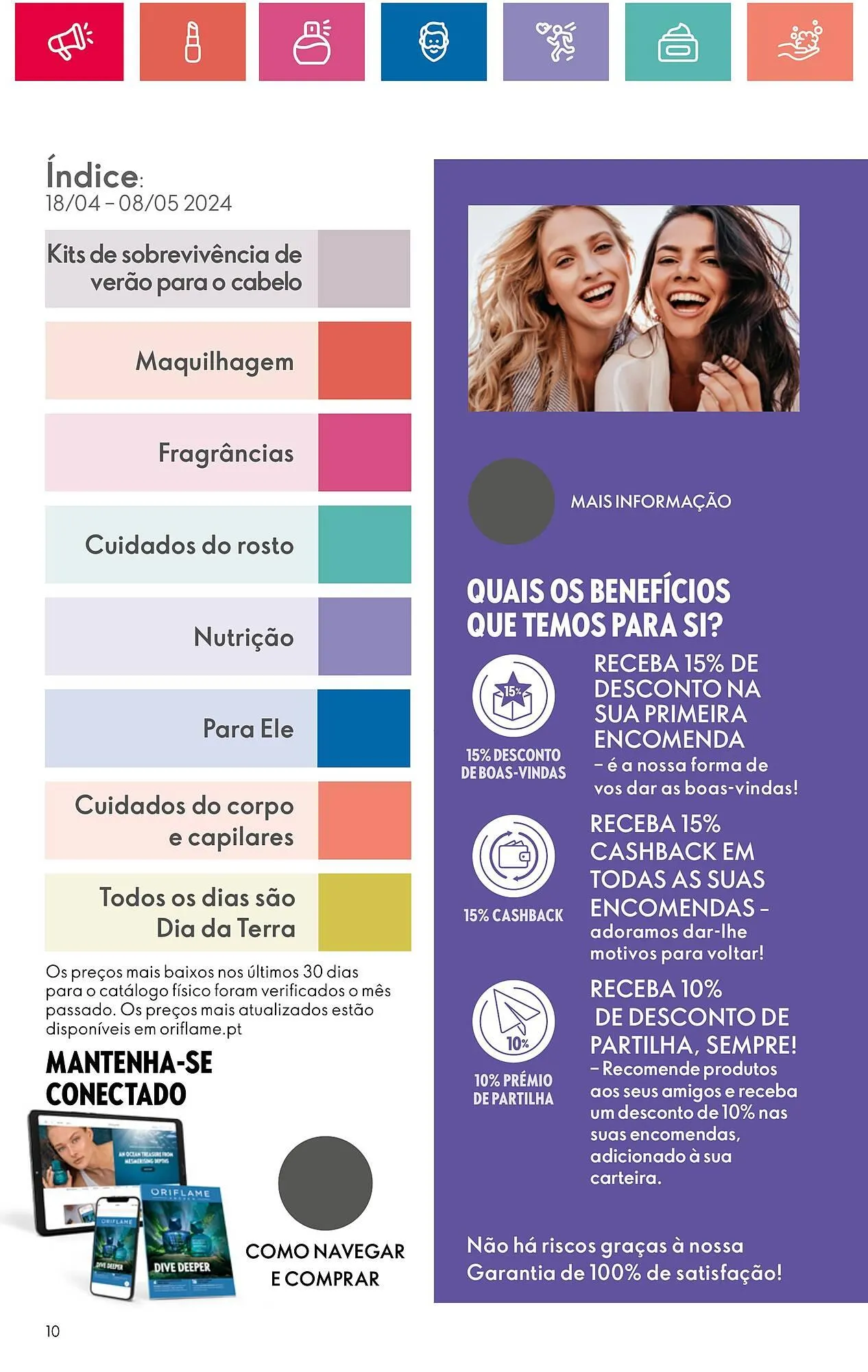 Folheto Folheto Oriflame de 18 de abril até 18 de maio 2024 - Pagina 10