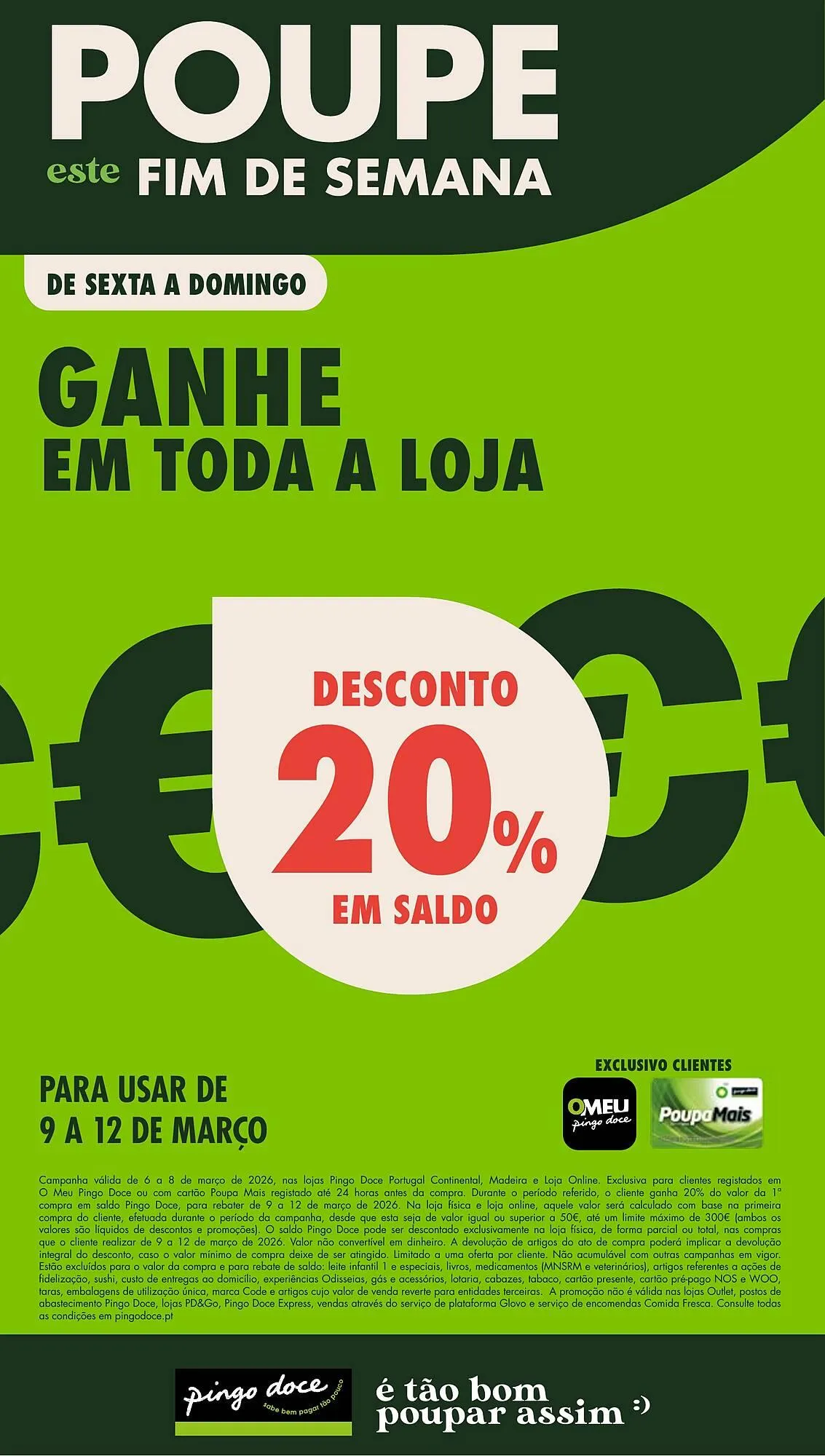Folheto Folheto Pingo Doce de 5 de março até 11 de março 2026 - Pagina 1