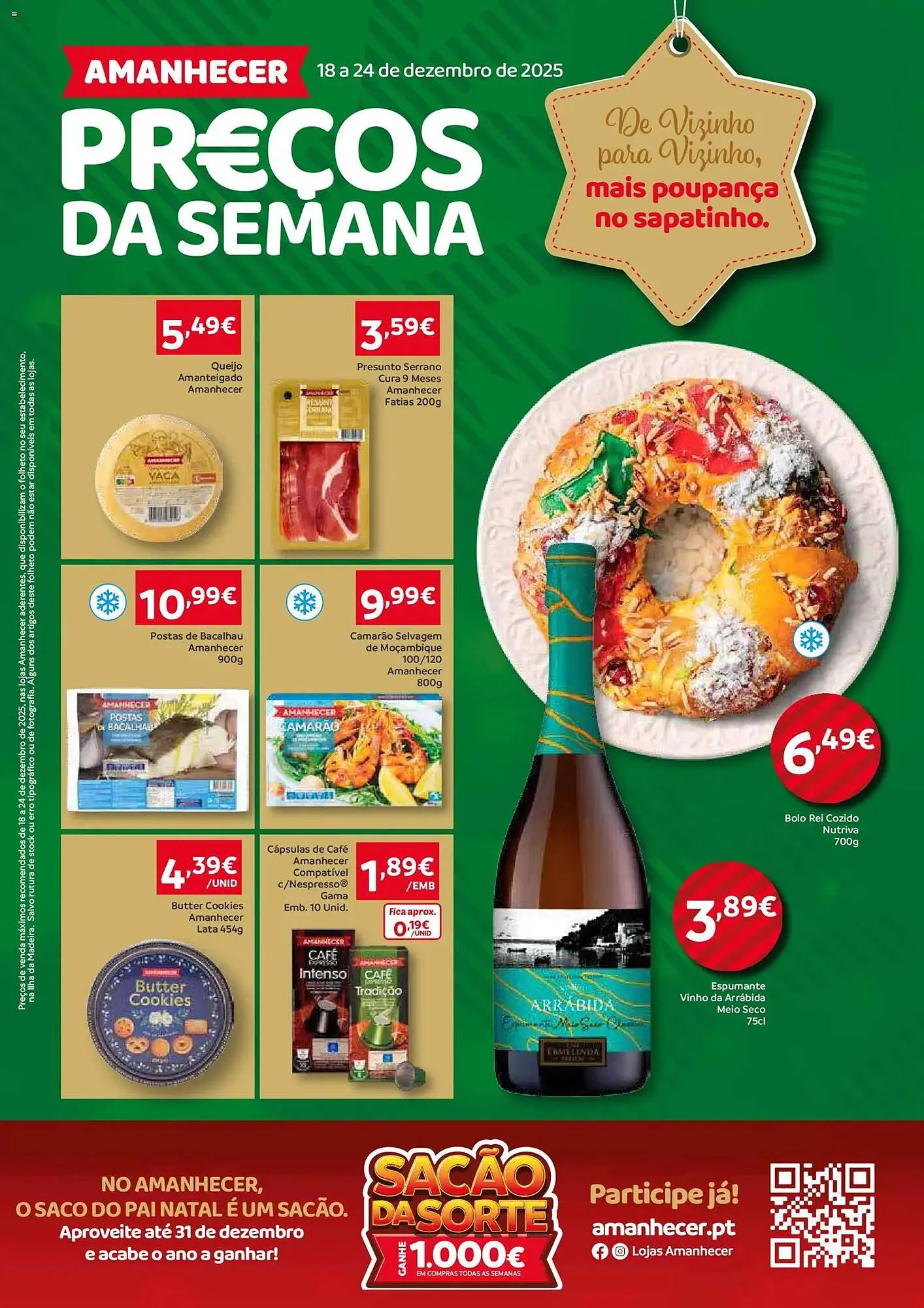 Folheto Folheto Amanhecer de 18 de dezembro até 25 de dezembro 2025 - Pagina 1