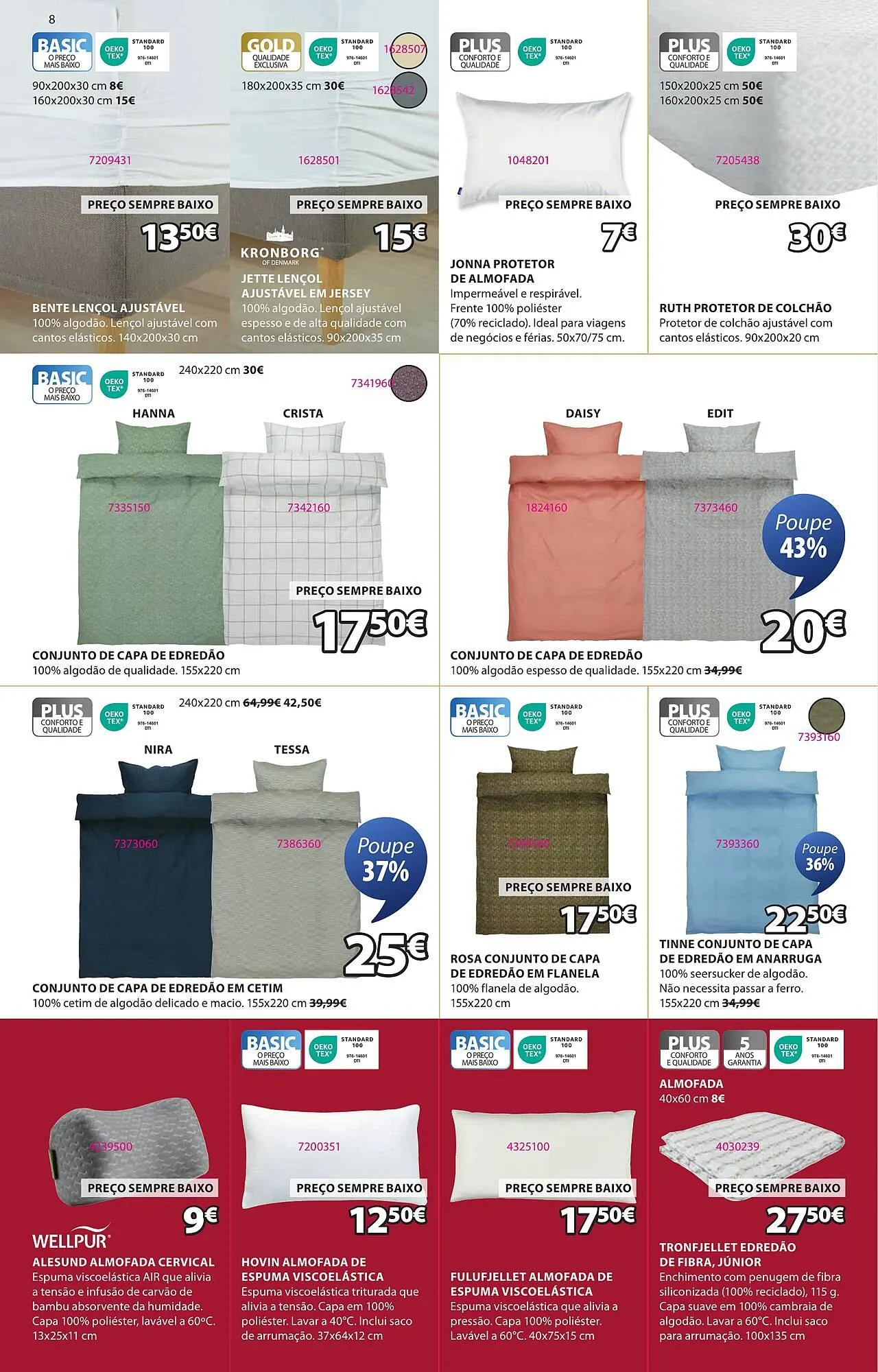 Folheto Folheto JYSK de 2 de janeiro até 12 de fevereiro 2025 - Pagina 8