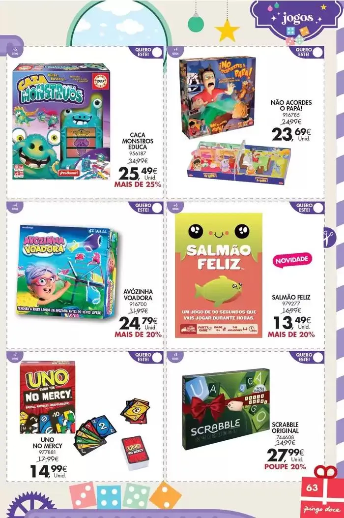 Folheto Descubra ofertas atrativas de 20 de novembro até 6 de janeiro 2025 - Pagina 59