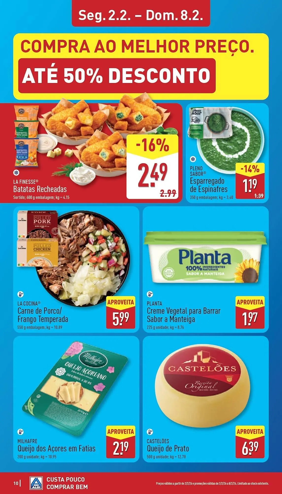 Folheto Folheto ALDI de 2 de fevereiro até 8 de fevereiro 2026 - Pagina 10