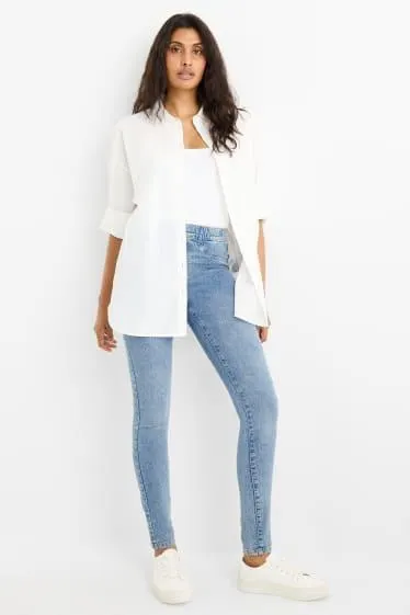 Jegging jeans - mid-rise waist