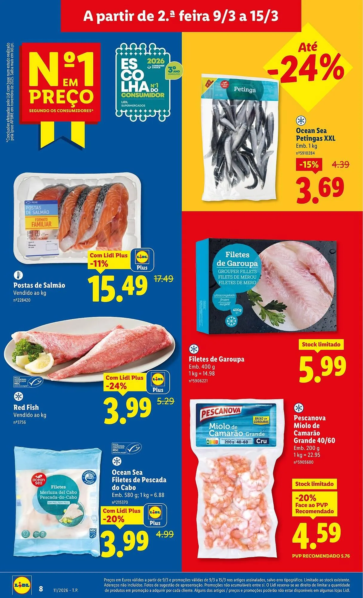 Folheto Folheto Lidl de 9 de março até 15 de março 2026 - Pagina 8