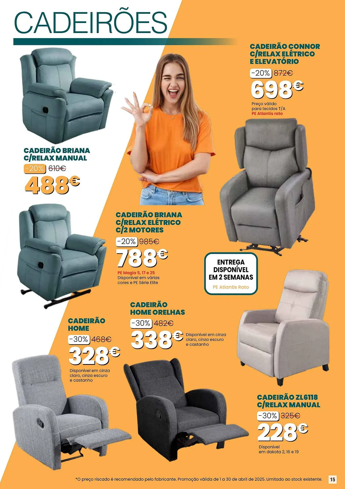 Folheto Folheto Hiper Centro do Móvel de 1 de abril até 30 de abril 2025 - Pagina 15