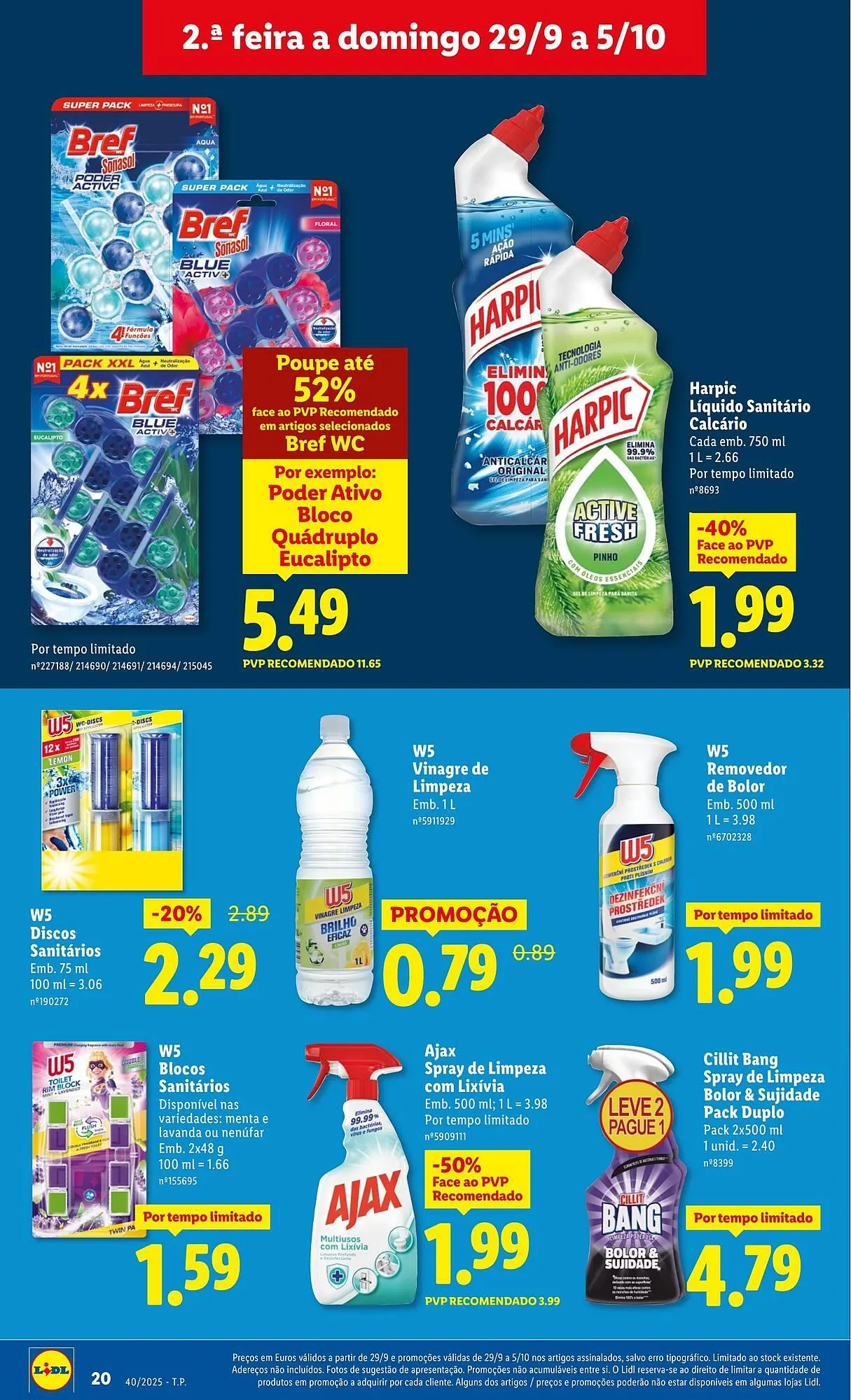 Folheto Folheto Lidl de 29 de setembro até 5 de outubro 2025 - Pagina 20