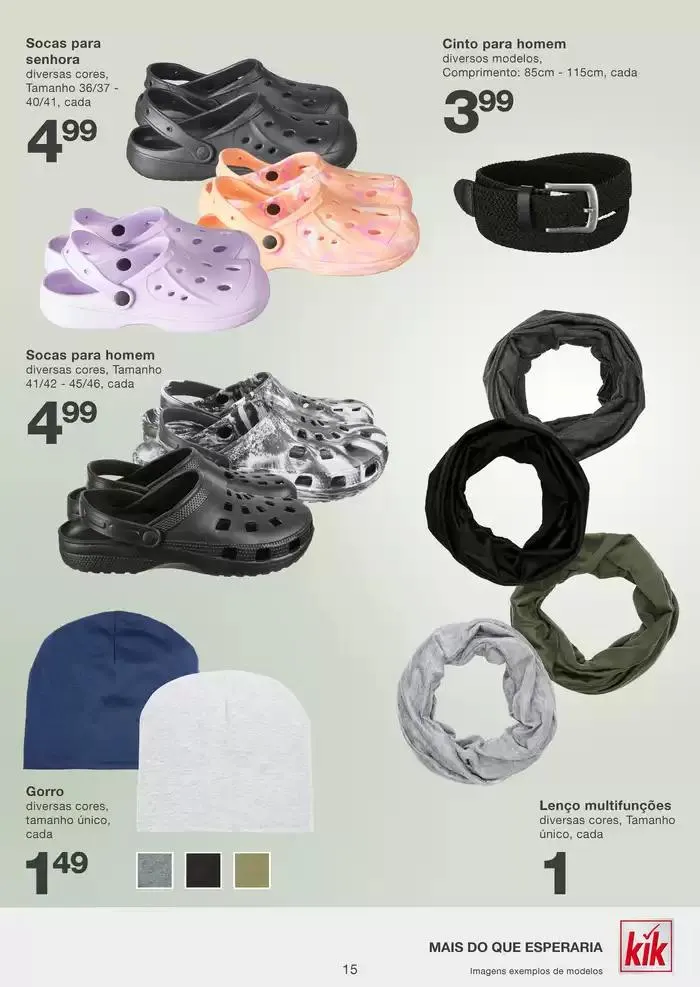 Folheto Preços de qualidade para adultos e crianças de 13 de janeiro até 19 de janeiro 2025 - Pagina 15