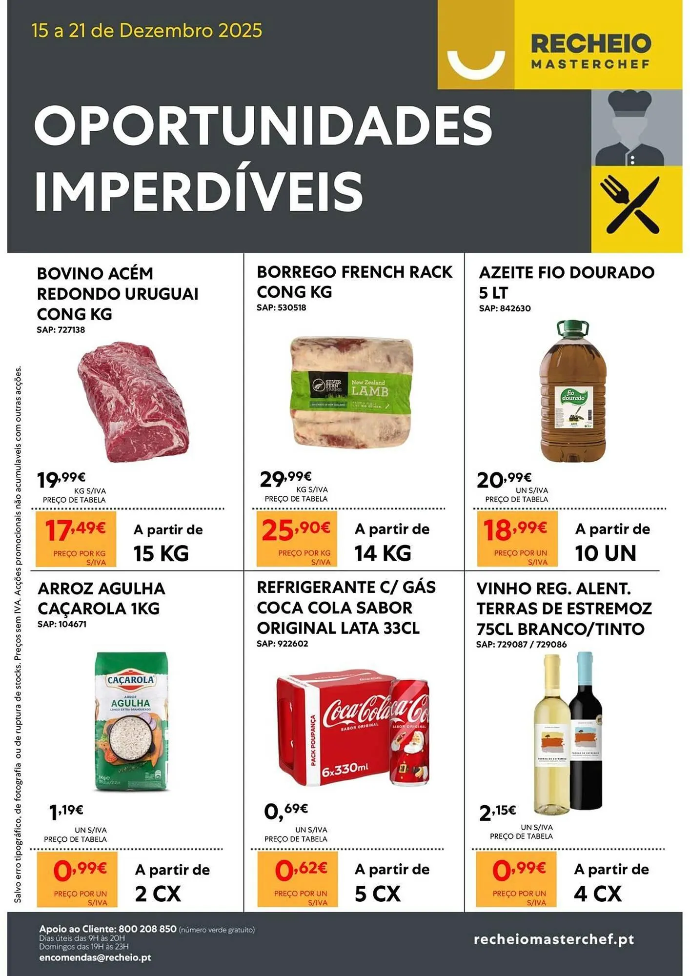 Folheto Folheto Recheio de 15 de dezembro até 21 de dezembro 2025 - Pagina 1