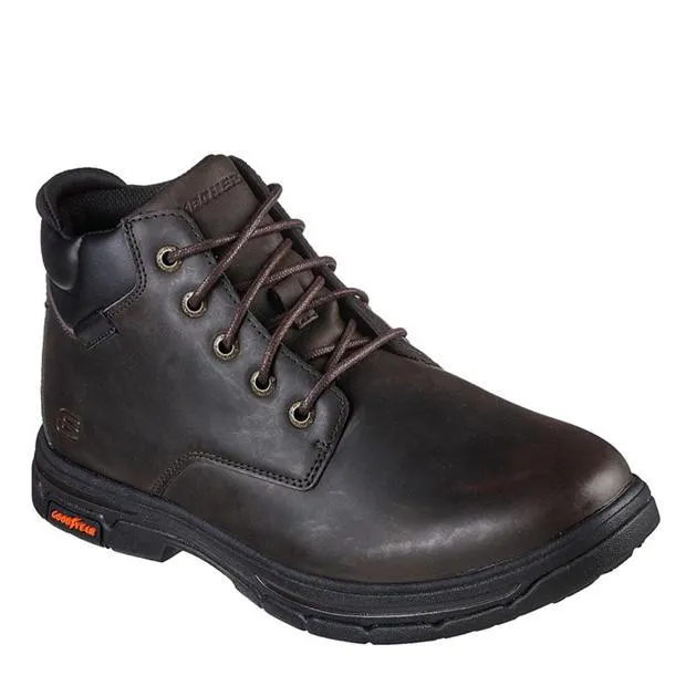 ROUND TOE LACE UP BOOT