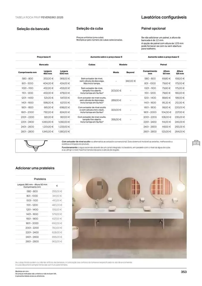 Folheto Soluções de Banho  de 6 de janeiro até 31 de dezembro 2025 - Pagina 355