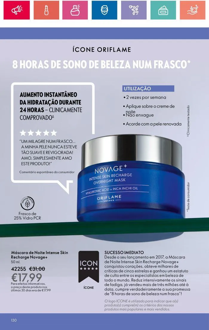 Folheto Folheto Oriflame de 30 de maio até 19 de junho 2024 - Pagina 130