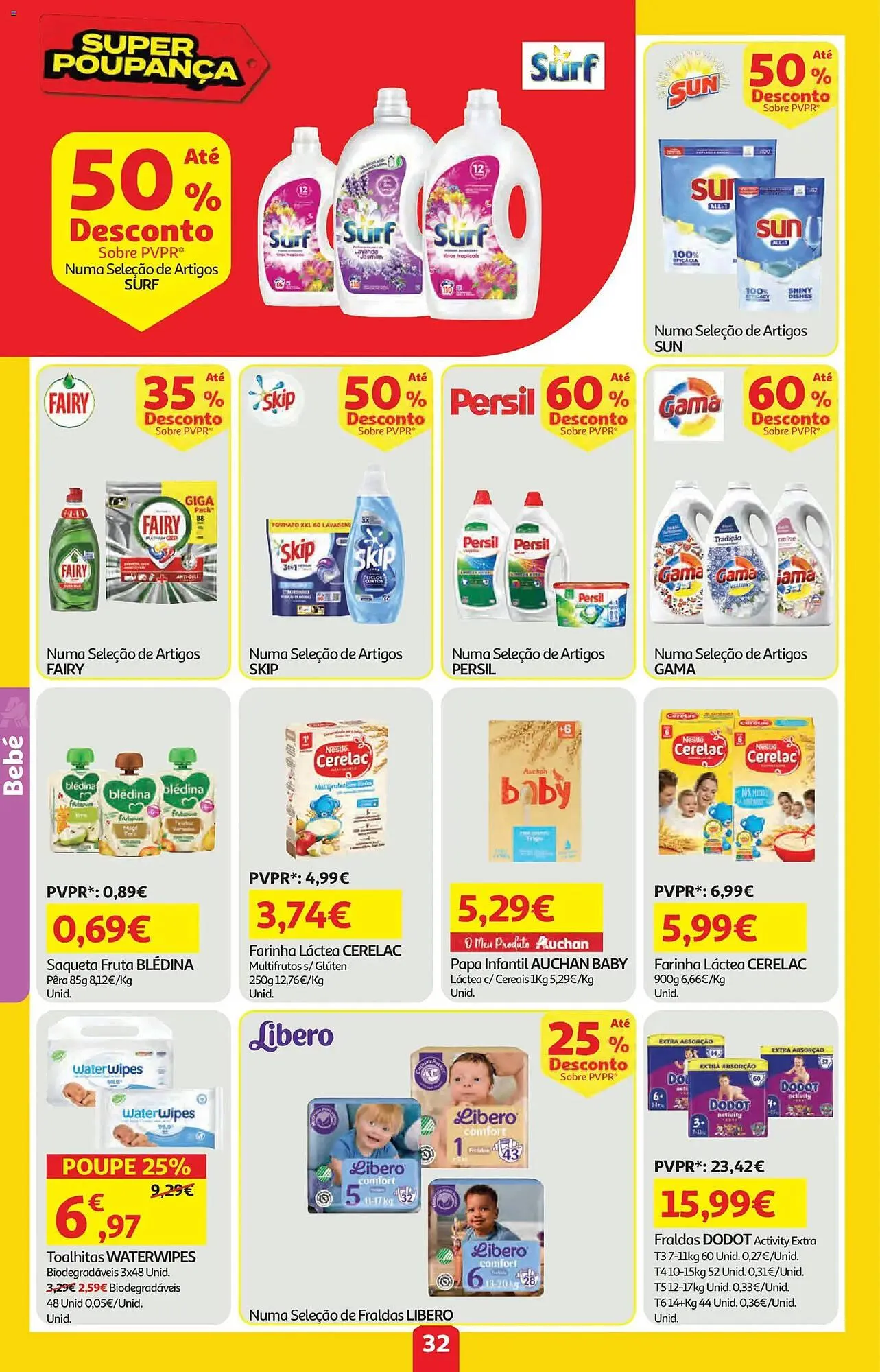 Folheto Folheto Auchan de 9 de abril até 16 de abril 2026 - Pagina 32