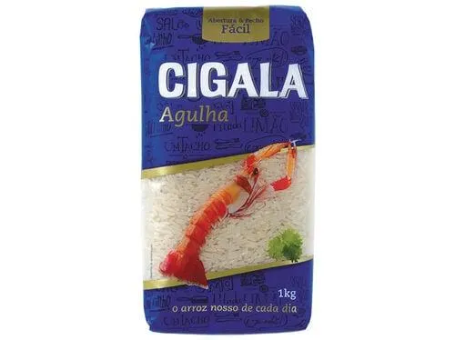 arroz agulha cigala 1kg