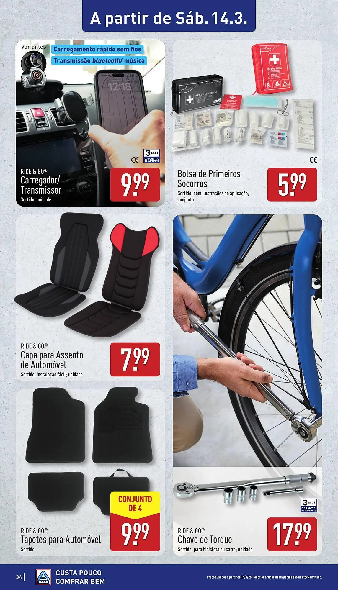 Folheto Folheto ALDI de 9 de março até 15 de março 2026 - Pagina 34