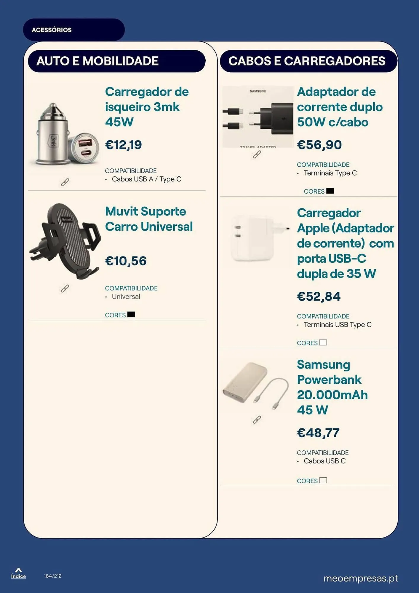 Folheto Catálogo MEO de 20 de outubro até 31 de dezembro 2025 - Pagina 184