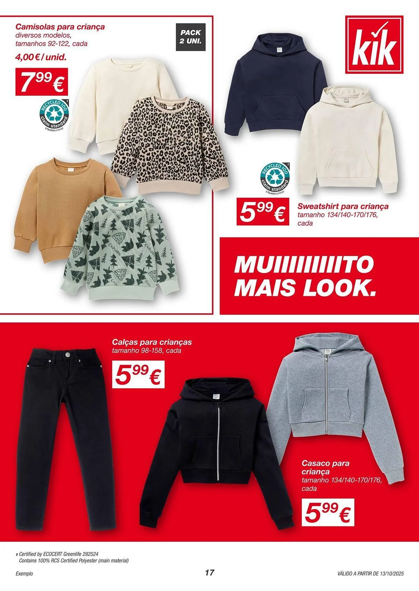 Folheto Folheto kik de 15 de outubro até 14 de novembro 2025 - Pagina 17