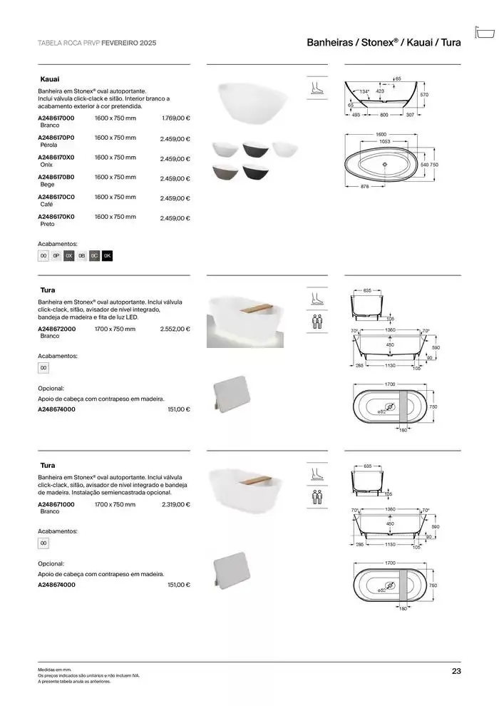 Folheto Soluções de Banho de 6 de janeiro até 31 de dezembro 2025 - Pagina 25
