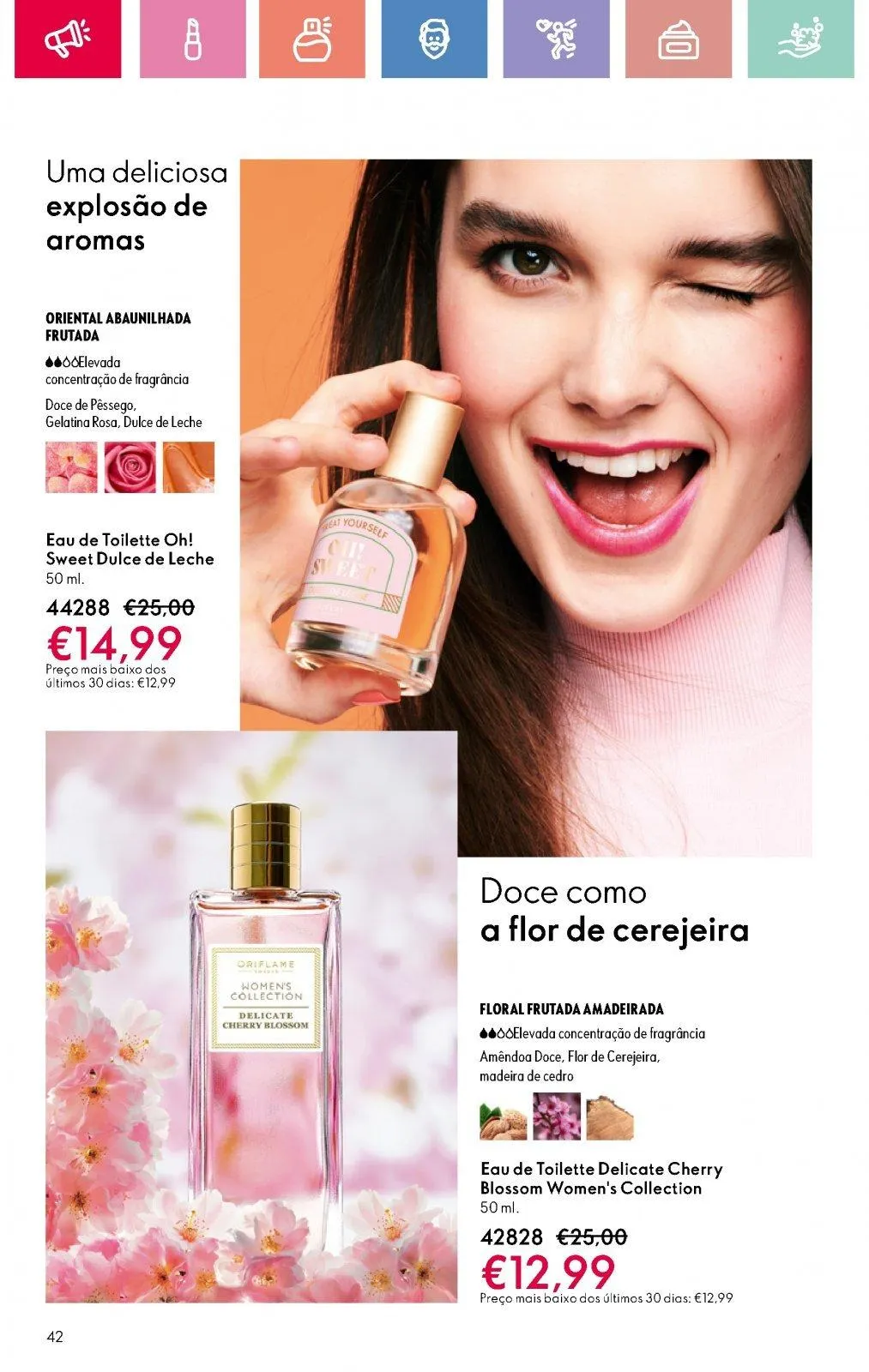 Folheto Folheto de Oriflame até 05.07.2025 de 18 de junho até 5 de julho 2025 - Pagina 42
