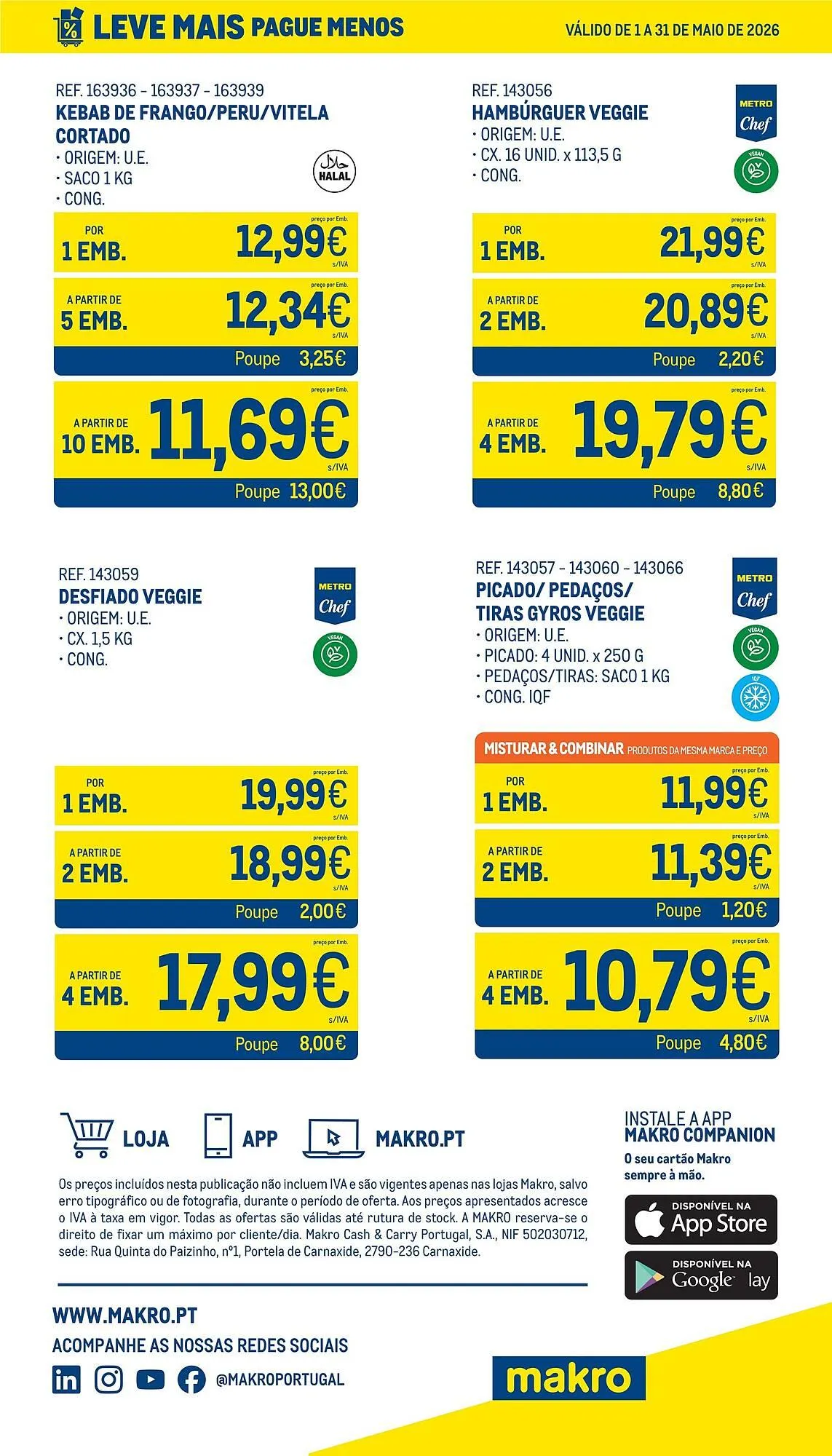 Folheto Catálogo Makro de 1 de maio até 31 de maio 2026 - Pagina 6