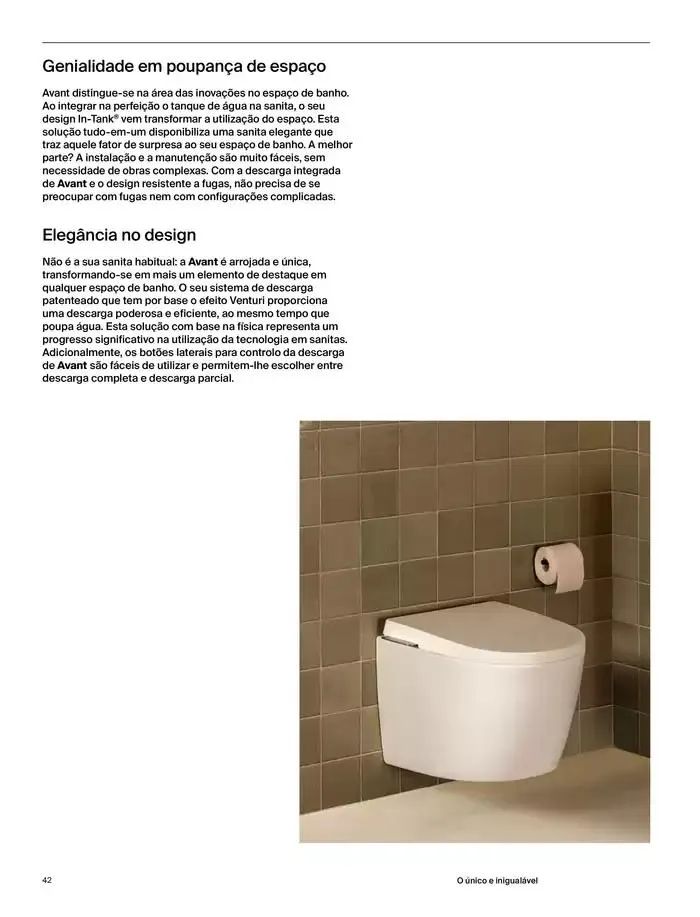 Folheto SOLUÇÕES DE BANHO  de 6 de janeiro até 31 de dezembro 2025 - Pagina 44