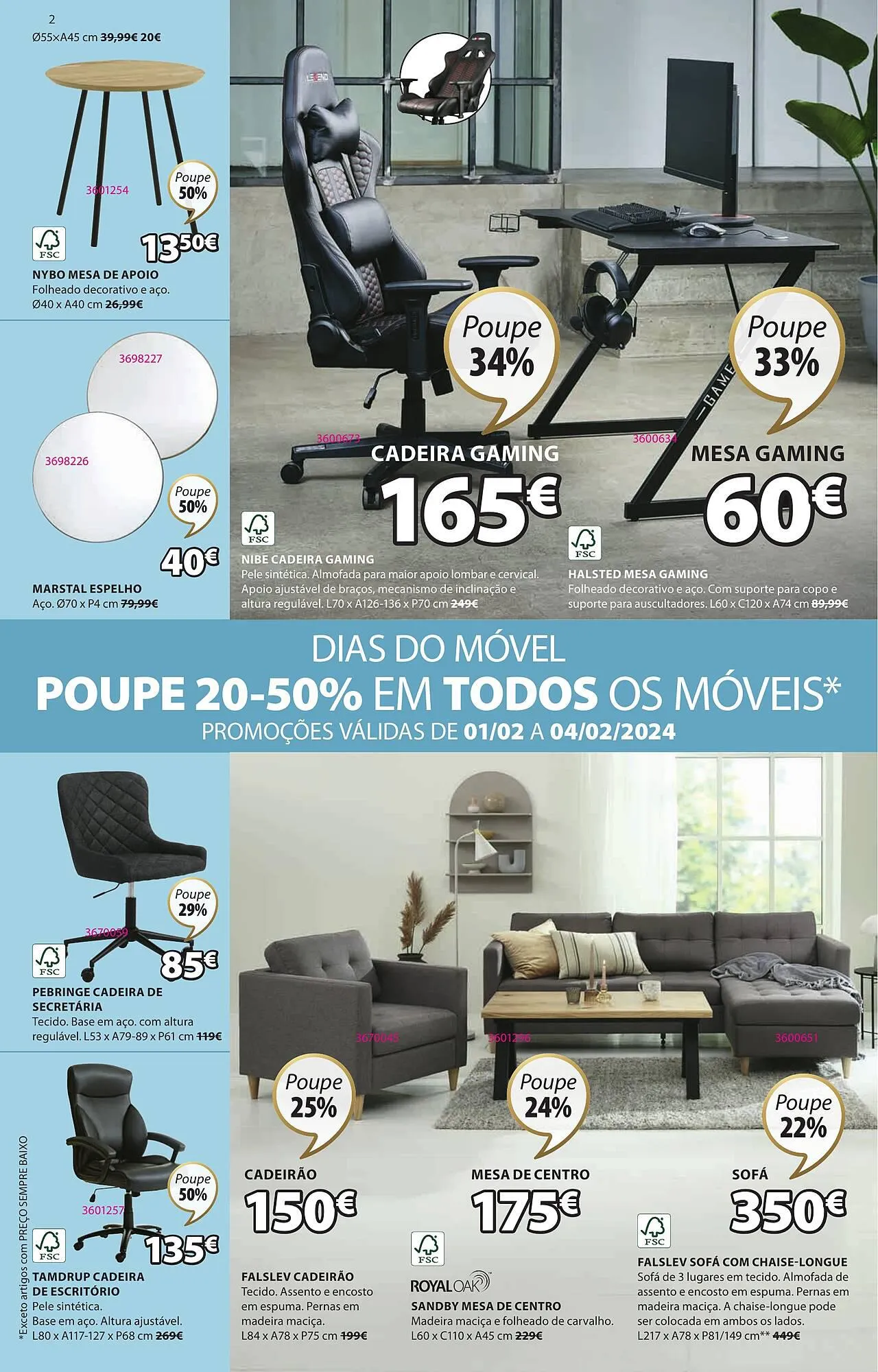 Folheto Folheto JYSK de 1 de fevereiro até 6 de março 2024 - Pagina 2