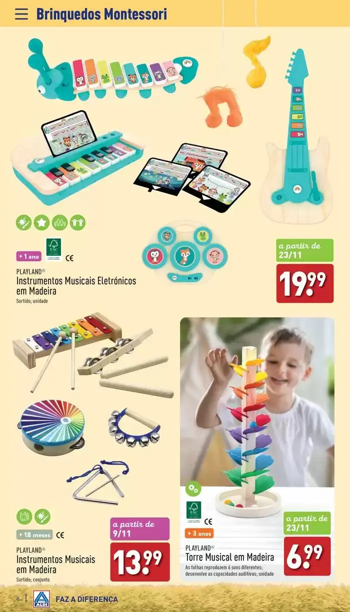 Folheto Folheto Aldi ! de 26 de outubro até 17 de dezembro 2024 - Pagina 8