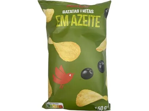 batatas auchan fritas em azeite 150g