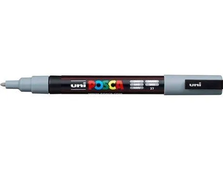 Marcador Posca Pc-3M Cinza