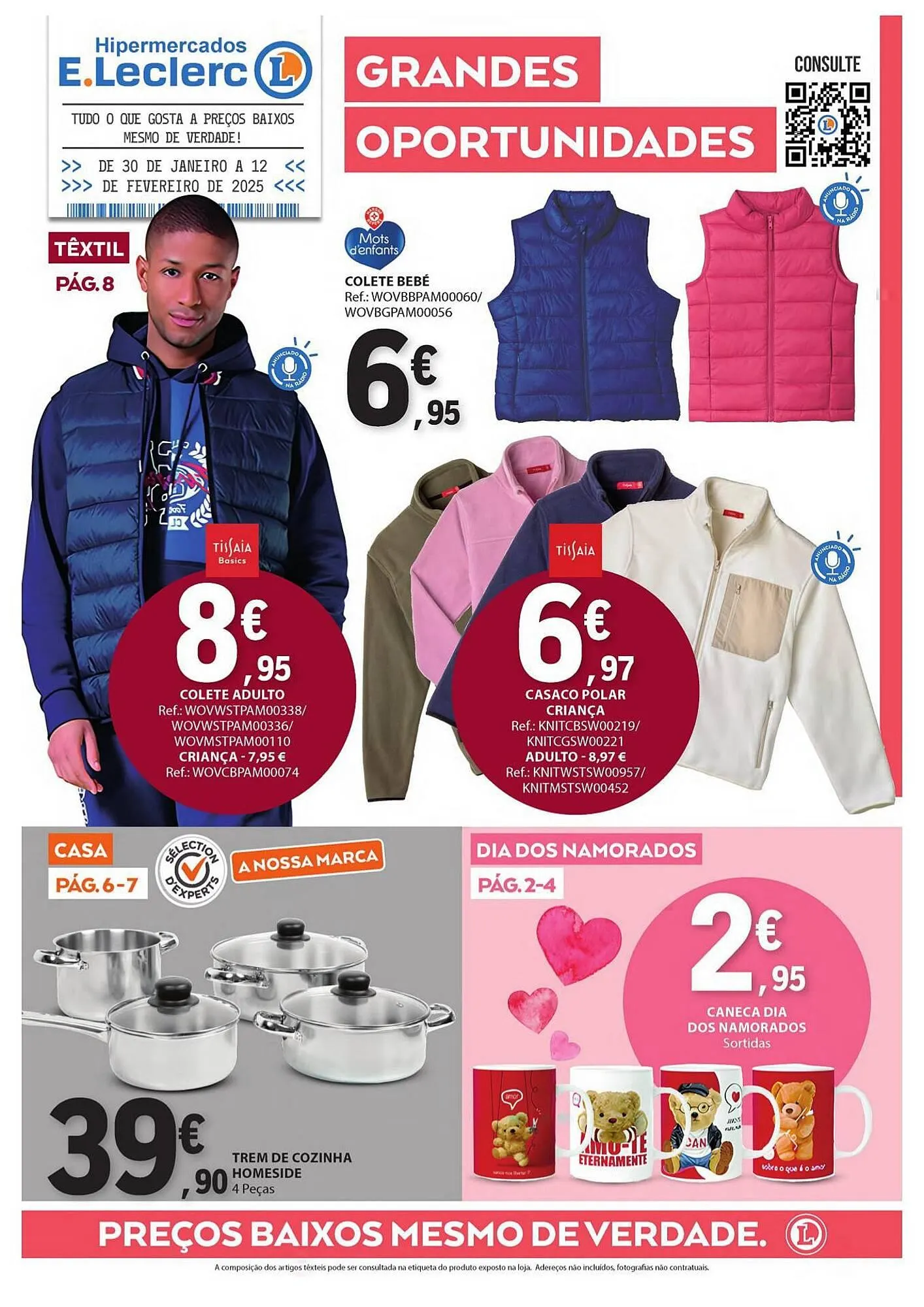 Folheto Folheto E.Leclerc de 30 de janeiro até 12 de fevereiro 2025 - Pagina 1