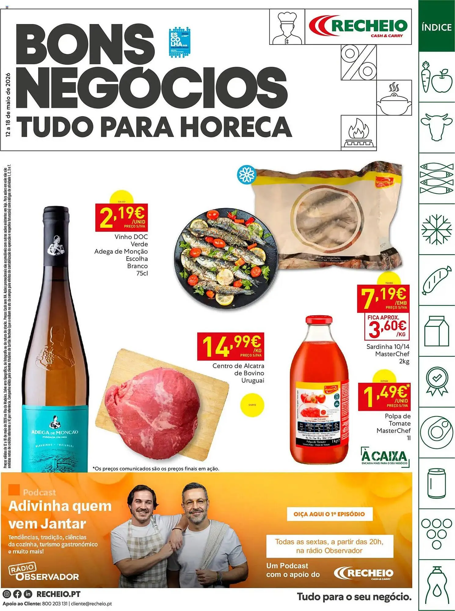 Folheto Folheto Recheio de 12 de maio até 19 de maio 2026 - Pagina 1