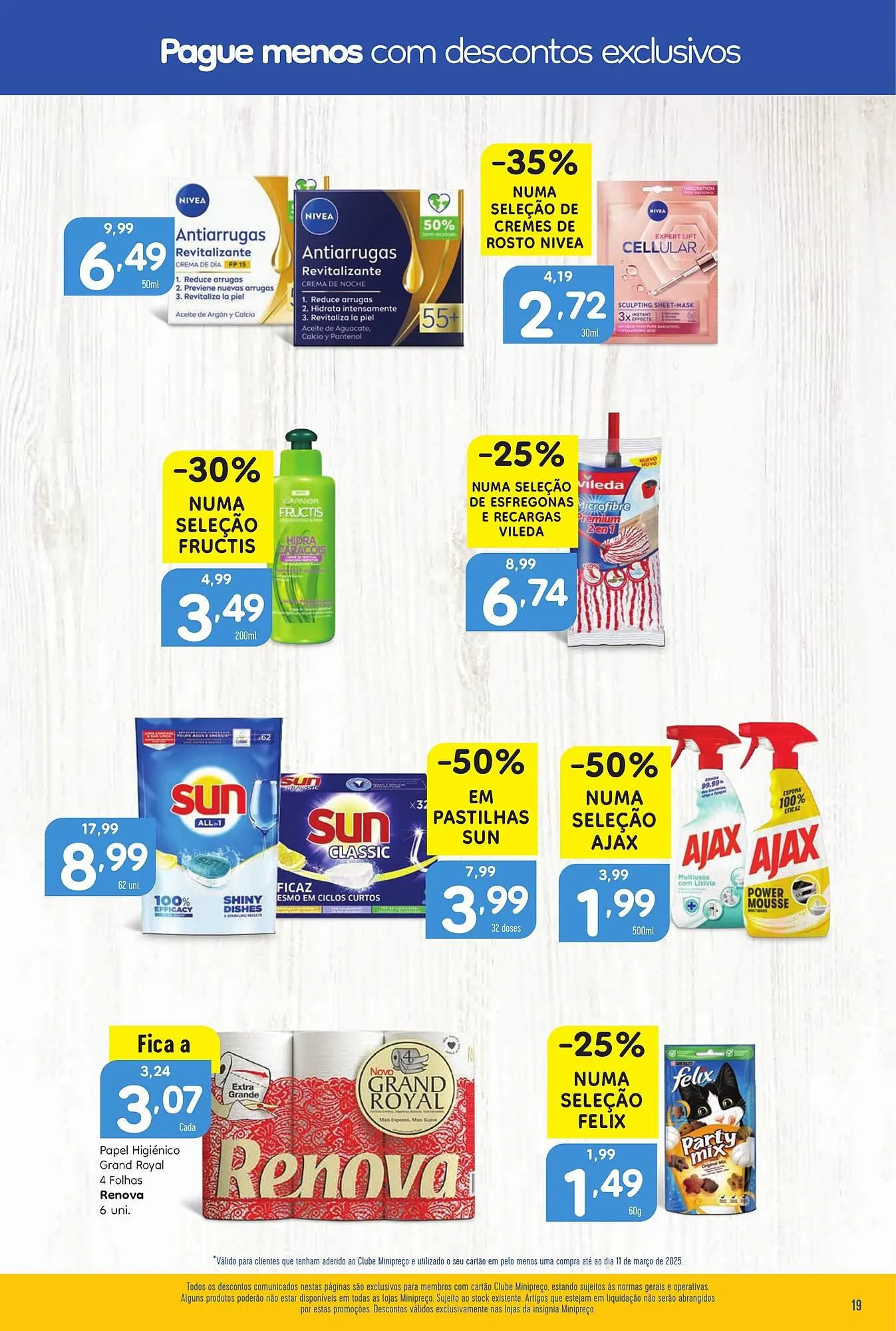 Folheto Folheto Minipreço de 13 de março até 19 de março 2025 - Pagina 19