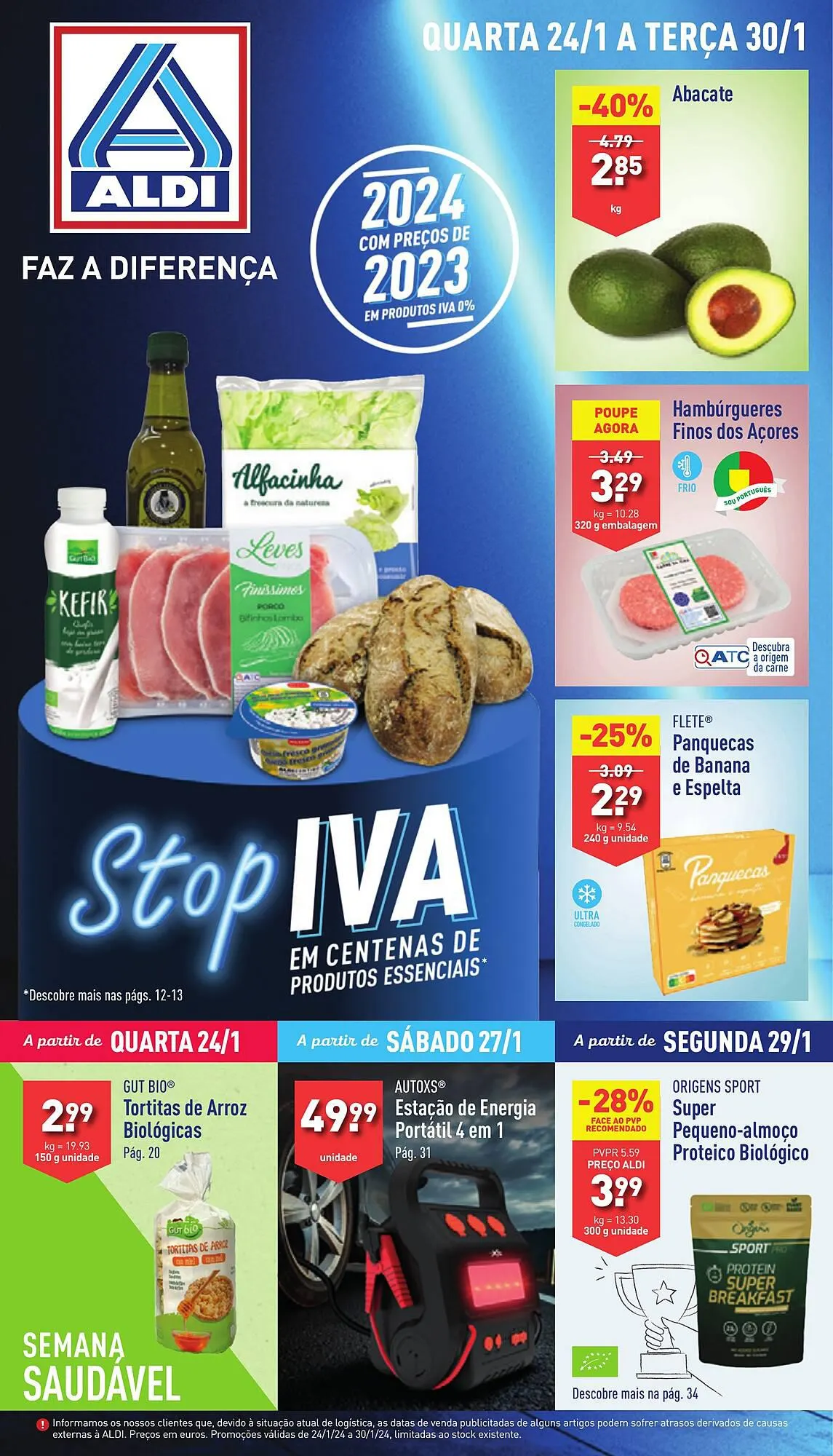 Folheto Folheto ALDI de 24 de janeiro até 30 de janeiro 2024 - Pagina 1
