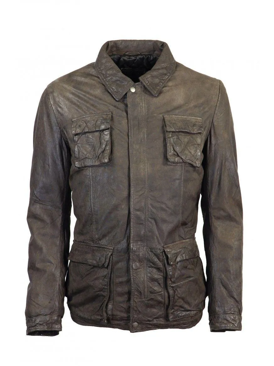 Casaco em pele Valentim