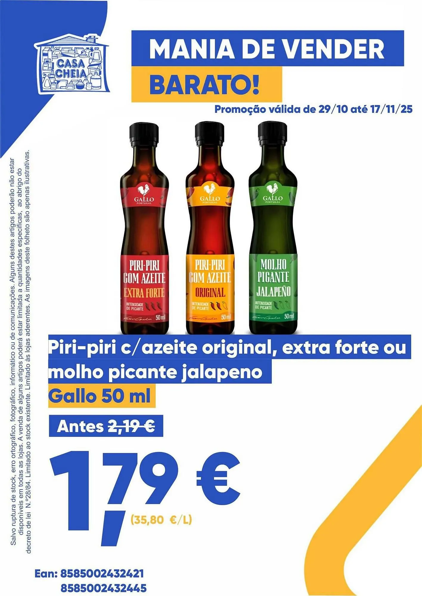 Folheto Folheto Casa Cheia de 30 de outubro até 17 de novembro 2025 - Pagina 2