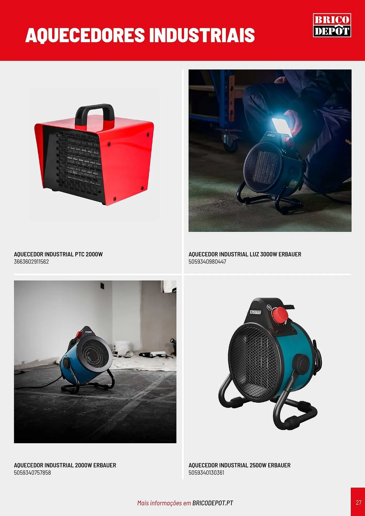 Folheto Folheto Brico Depôt de 3 de janeiro até 31 de dezembro 2025 - Pagina 27