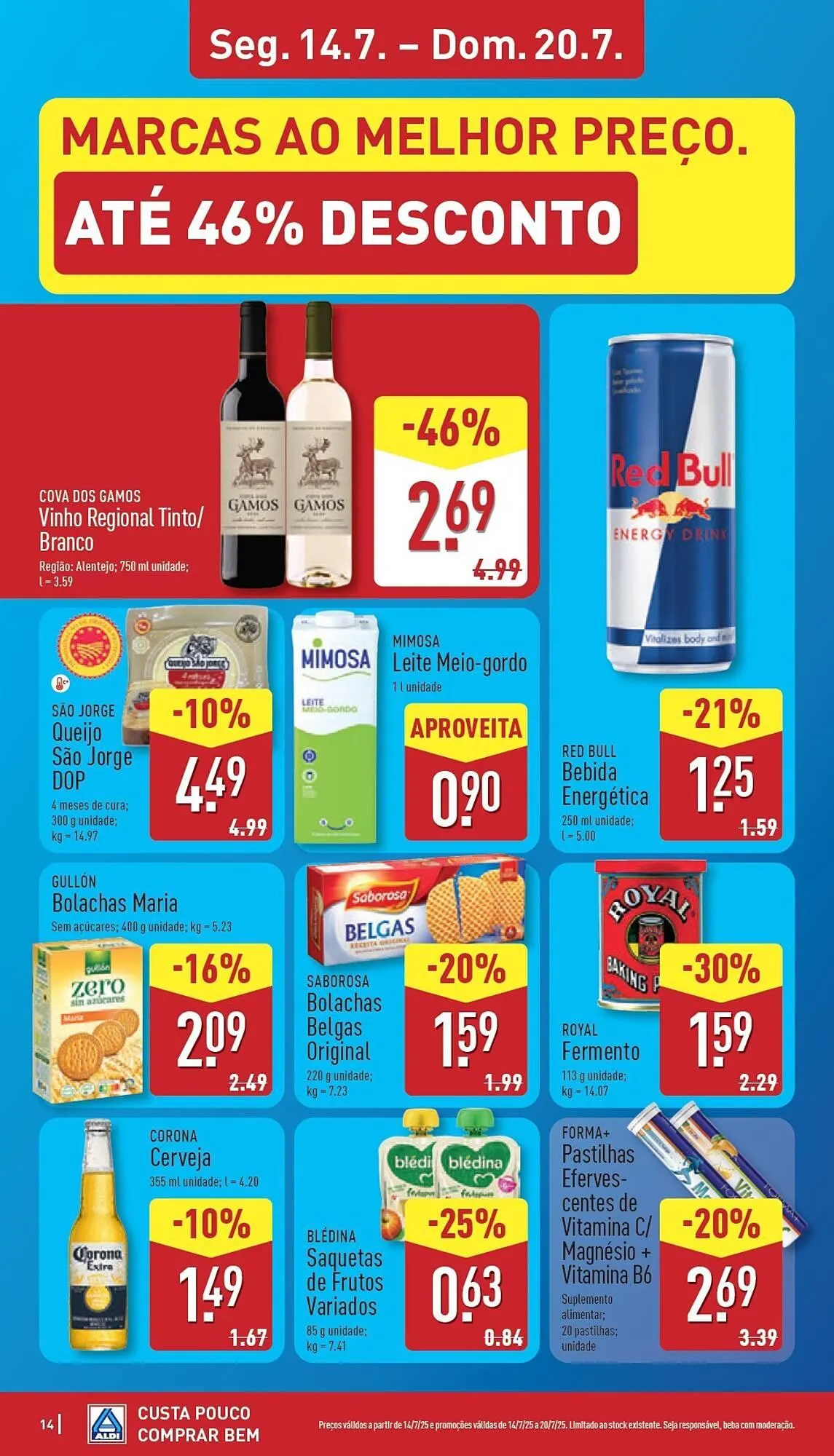 Folheto Folheto ALDI de 14 de julho até 20 de julho 2025 - Pagina 14