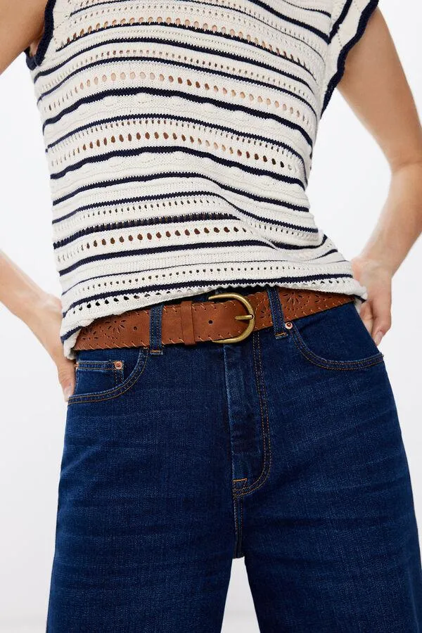 Cinturón Troquelados Flores