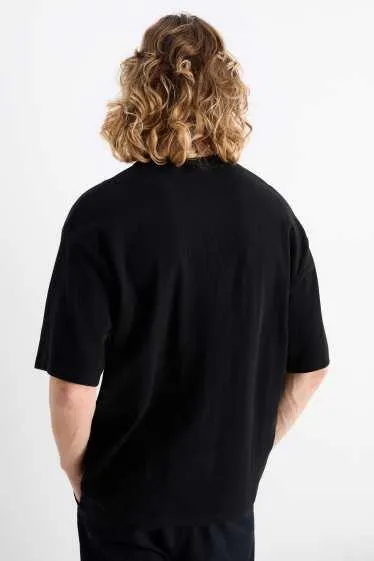 Oversized T-shirt - textured