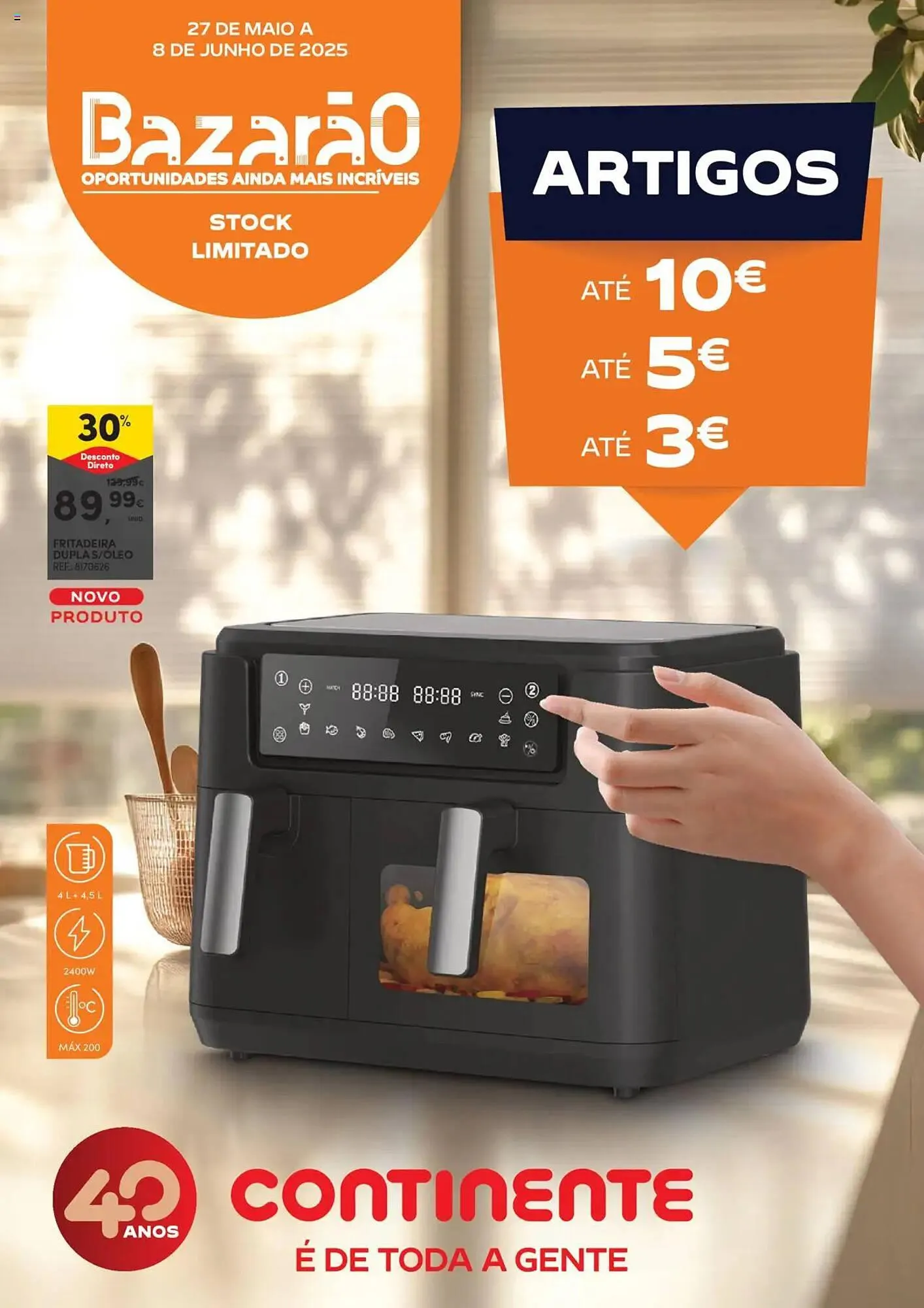 Folheto Folheto Continente de 27 de maio até 8 de junho 2025 - Pagina 1