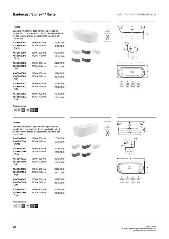 Folheto Soluções de Banho  de 6 de janeiro até 31 de dezembro 2025 - Pagina 28