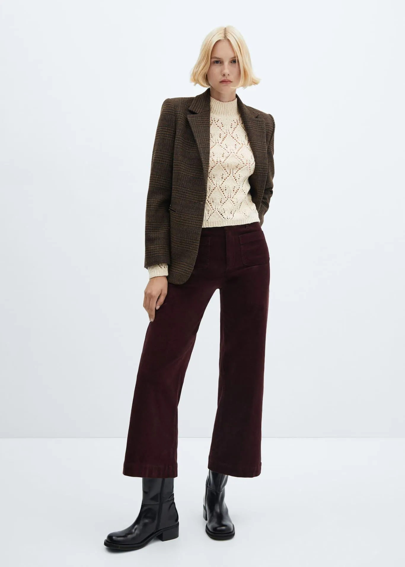 Camisola pormenores abertos