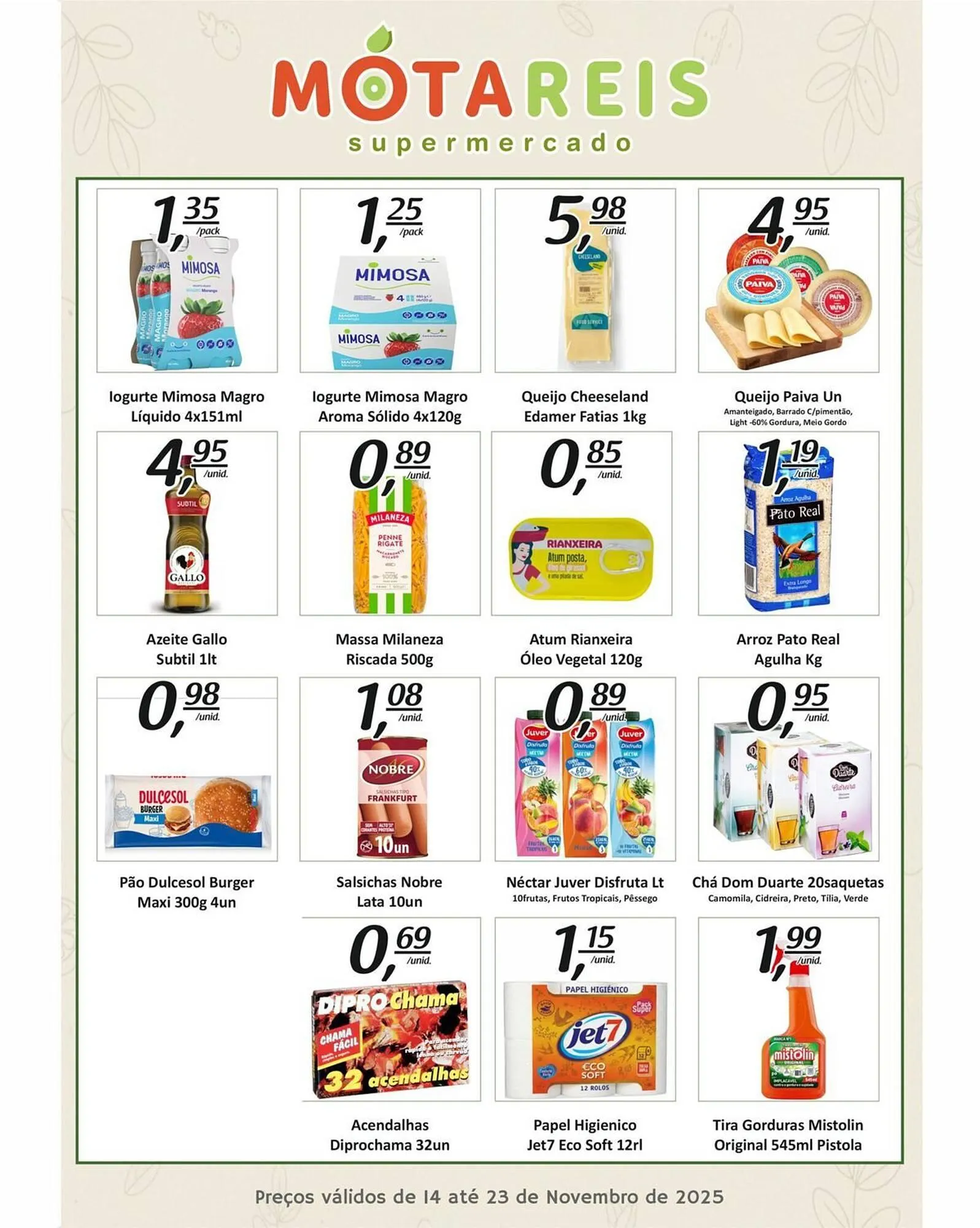 Folheto Mota Reis - 1