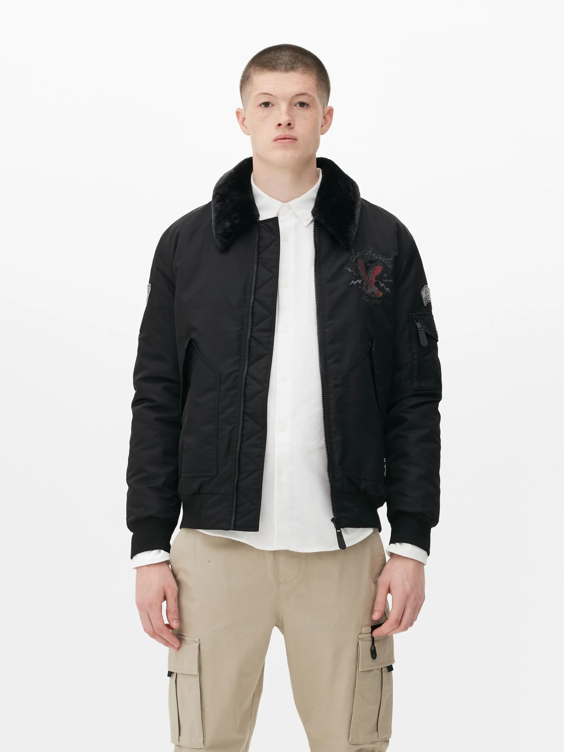 Casaco bomber gola forrada The Stronghold