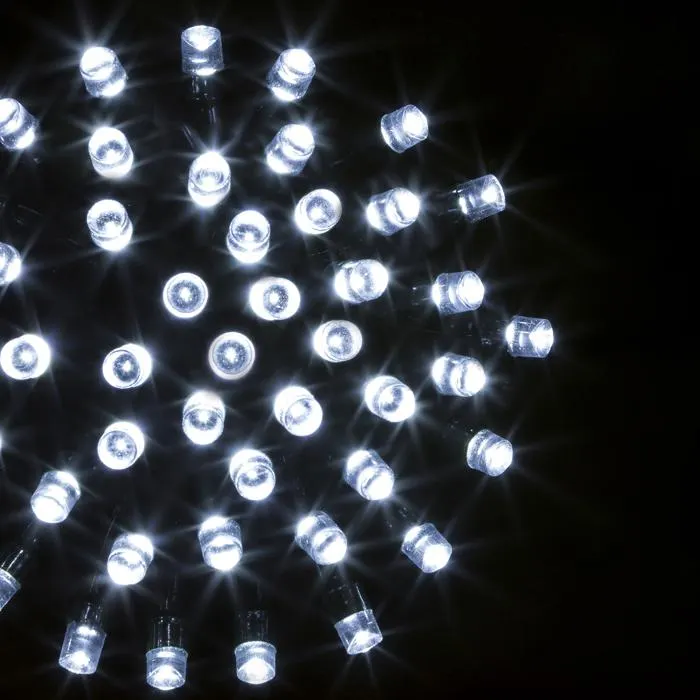 Série Luminosa De Natal Branco Frio 200 LEDs 20m