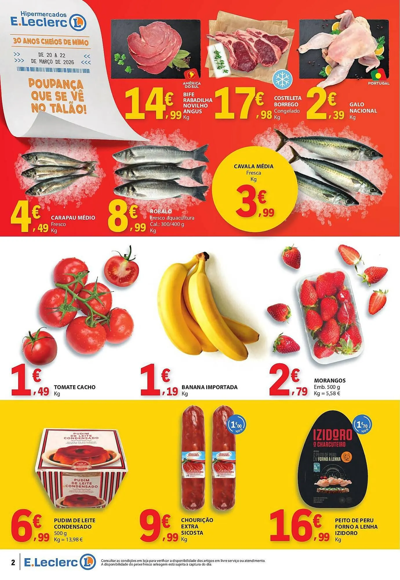 Folheto Folheto E.Leclerc de 20 de março até 22 de março 2026 - Pagina 2