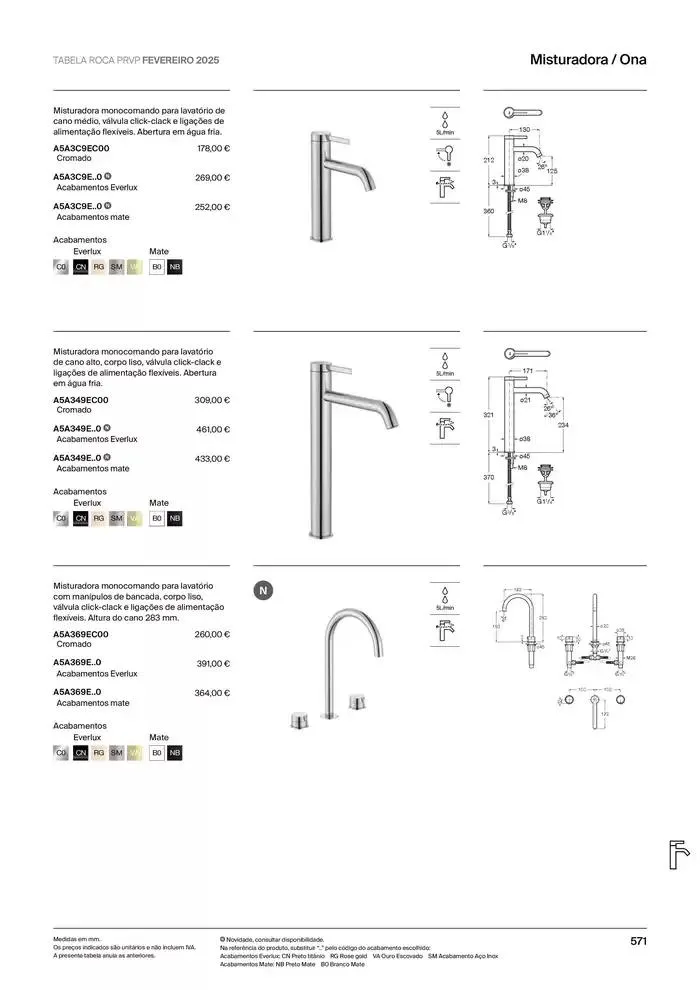 Folheto Soluções de Banho  de 6 de janeiro até 31 de dezembro 2025 - Pagina 573